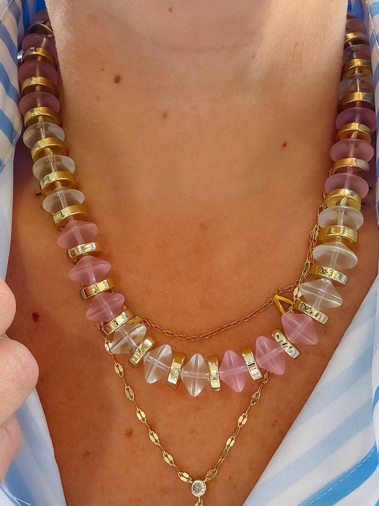 Frosted Blush Necklace